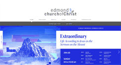 Desktop Screenshot of edmondchurchofchrist.com