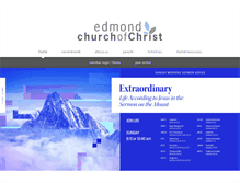 Tablet Screenshot of edmondchurchofchrist.com